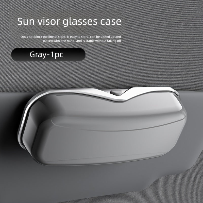 Car Travel Three-Piece Set: Push-Open Eyeglass Case, Universal Storage Case, and Secure Organizer-Complete V1102-QCZYBYJH001