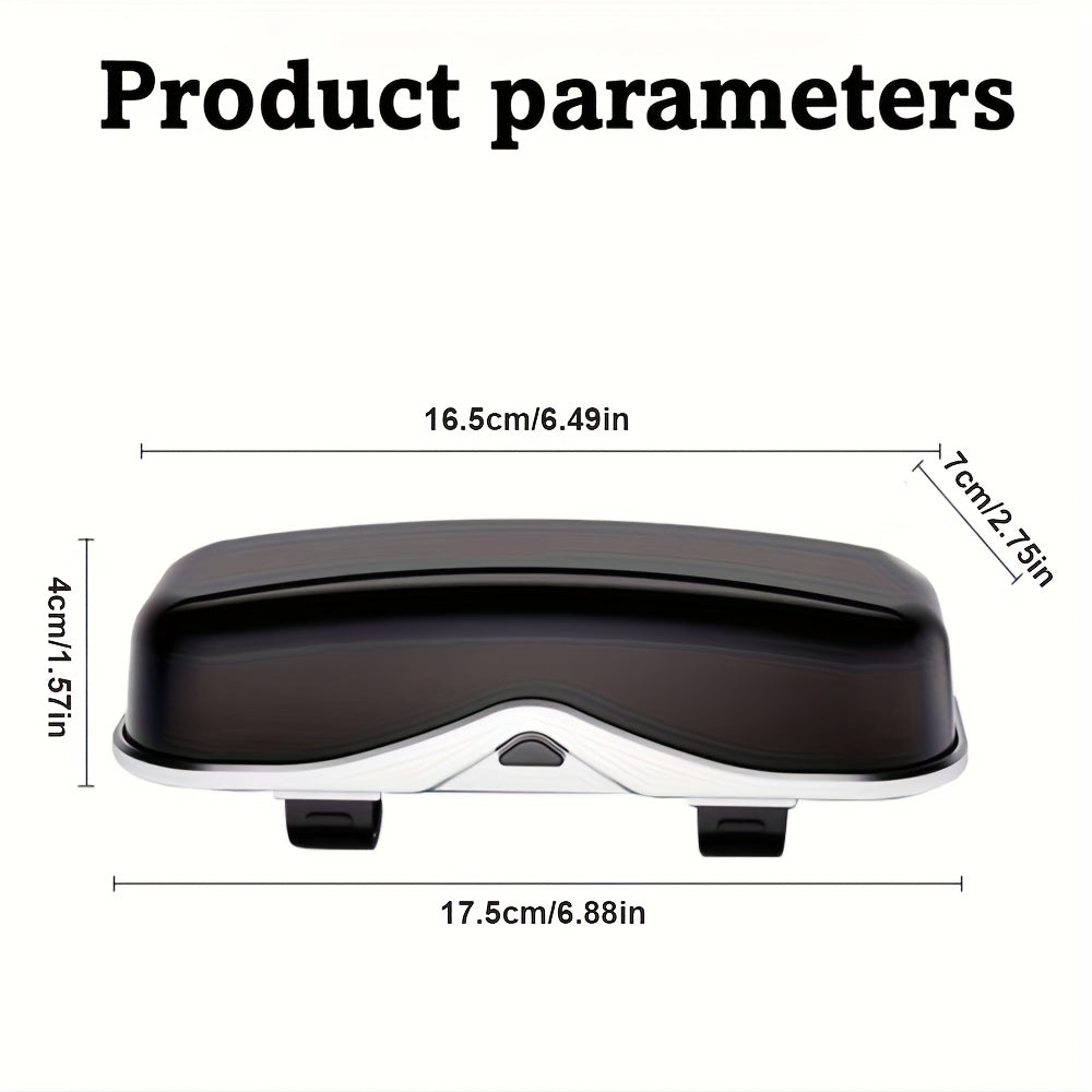 Car Travel Three-Piece Set: Push-Open Eyeglass Case, Universal Storage Case, and Secure Organizer-Complete V1102-QCZYBYJH002