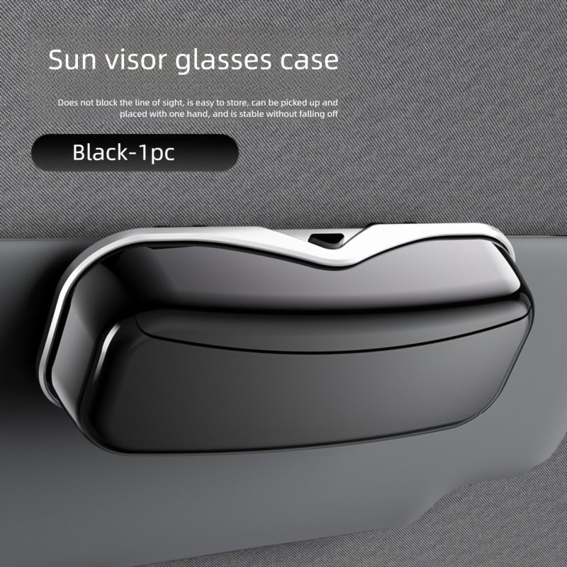 Car Travel Three-Piece Set: Push-Open Eyeglass Case, Universal Storage Case, and Secure Organizer-Complete V1102-QCZYBYJH002