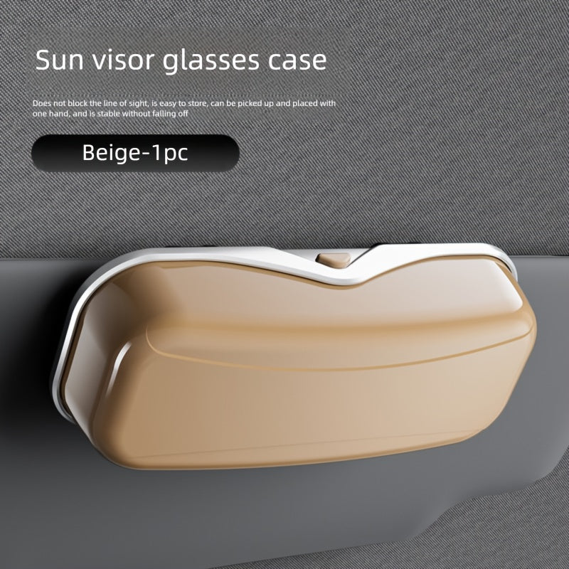 Car Travel Three-Piece Set: Push-Open Eyeglass Case, Universal Storage Case, and Secure Organizer-Complete V1102-QCZYBYJH002