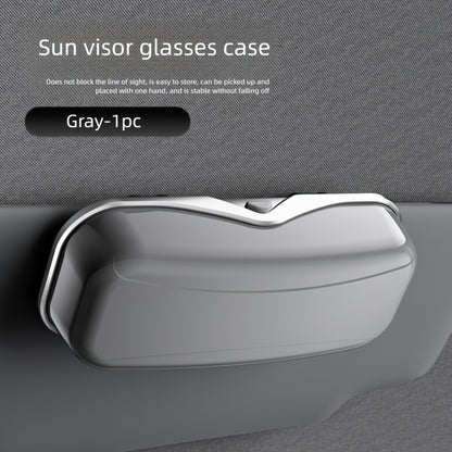 Car Travel Three-Piece Set: Push-Open Eyeglass Case, Universal Storage Case, and Secure Organizer-Complete V1102-QCZYBYJH003