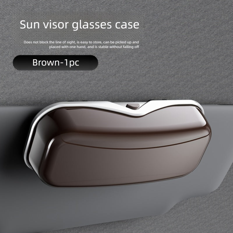 Car Travel Three-Piece Set: Push-Open Eyeglass Case, Universal Storage Case, and Secure Organizer-Complete V1102-QCZYBYJH004