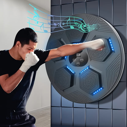 Smart Boxing Training Device: 18 Music Modes + Adaptive System + Minimalist Wall Mount, Creating a V1102-QJBHYY001