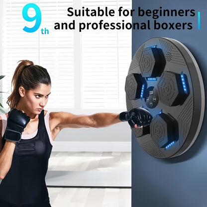 Smart Boxing Training Device: 18 Music Modes + Adaptive System + Minimalist Wall Mount, Creating a V1102-QJBHYY001