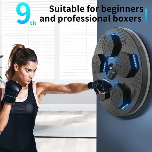 Smart Boxing Training Device: 18 Music Modes + Adaptive System + Minimalist Wall Mount, Creating a V1102-QJBHYY001