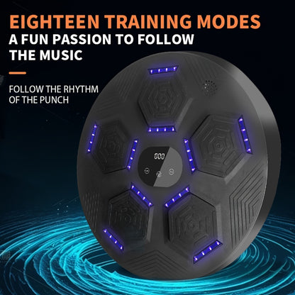 Smart Boxing Training Device: 18 Music Modes + Adaptive System + Minimalist Wall Mount, Creating a V1102-QJBHYY001