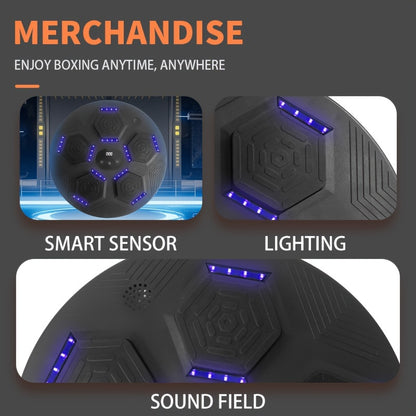 Smart Boxing Training Device: 18 Music Modes + Adaptive System + Minimalist Wall Mount, Creating a V1102-QJBHYY001