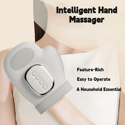 **Smart Hand Massager: Multi-Functional Integration, Easy to Operate, Essential Household Relaxation Device** V1102-SBAMY001