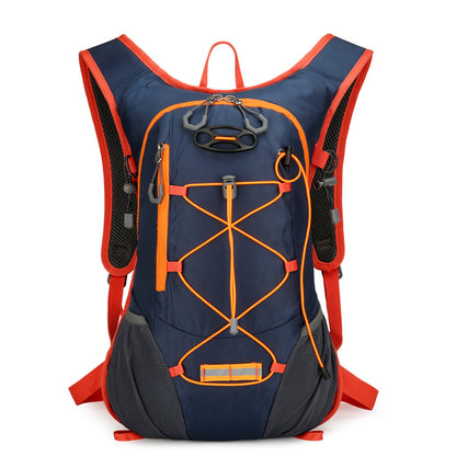 Drak bule Large-Capacity Storage Backpack, featuring a main compartment with multiple organized pockets for V1102-SJBB004