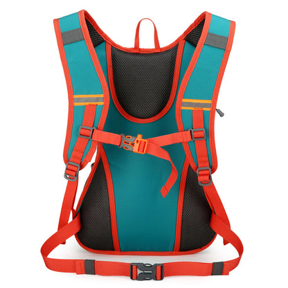 Drak bule Large-Capacity Storage Backpack, featuring a main compartment with multiple organized pockets for V1102-SJBB004