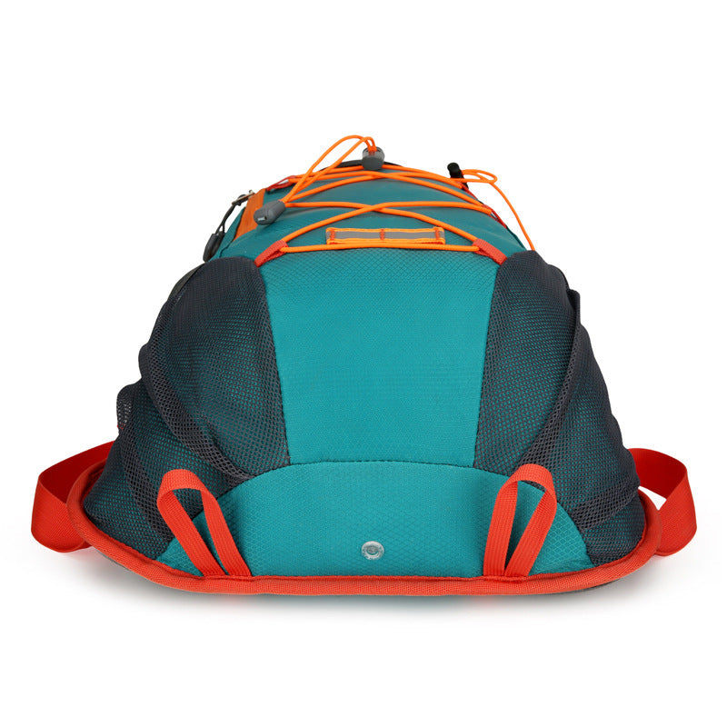 Grey Large-Capacity Storage Backpack, featuring a main compartment with multiple organized pockets for V1102-SJBB006