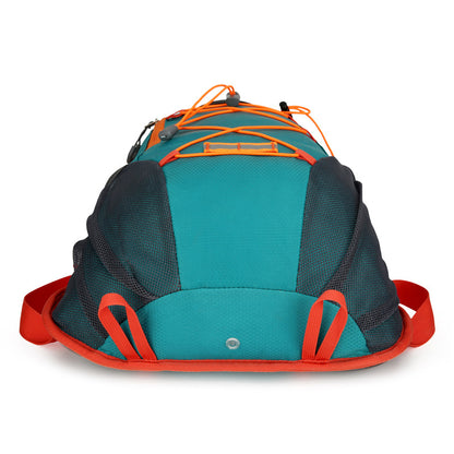 Grey Large-Capacity Storage Backpack, featuring a main compartment with multiple organized pockets for V1102-SJBB006