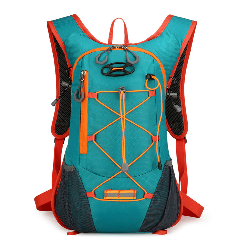 Grey Large-Capacity Storage Backpack, featuring a main compartment with multiple organized pockets for V1102-SJBB006