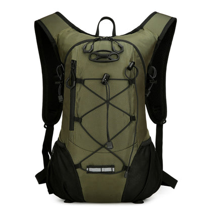 Grey Large-Capacity Storage Backpack, featuring a main compartment with multiple organized pockets for V1102-SJBB006