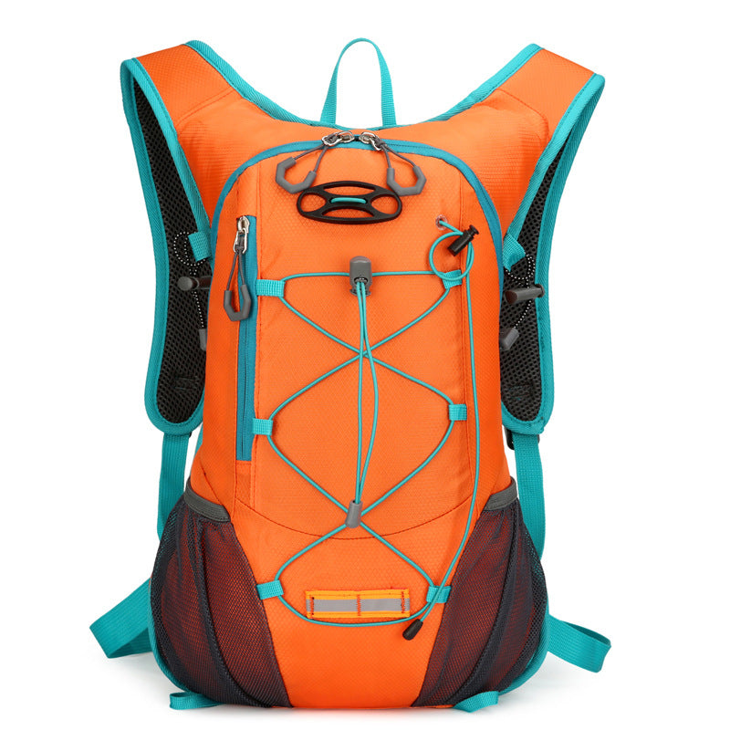 Grey Large-Capacity Storage Backpack, featuring a main compartment with multiple organized pockets for V1102-SJBB006
