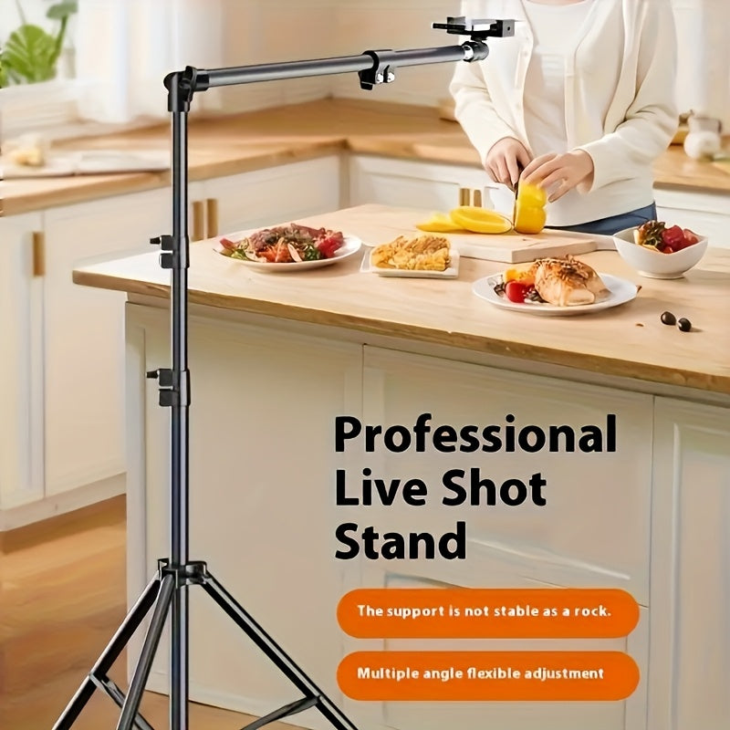 **Multi-Angle Flexible Shooting Stand: Your All-in-One Portable Assistant for Stable HD Live Streaming and V1102-SSZPG001
