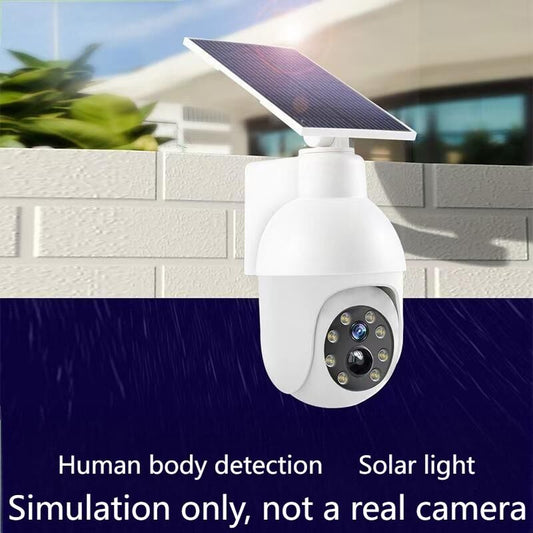 Solar sensor simulation camera light - No real monitoring function, simulated appearance design, smart sensor V1102-SYSX002