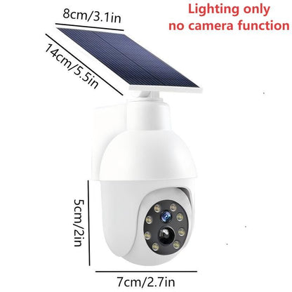 Solar sensor simulation camera light - No real monitoring function, simulated appearance design, smart sensor V1102-SYSX002