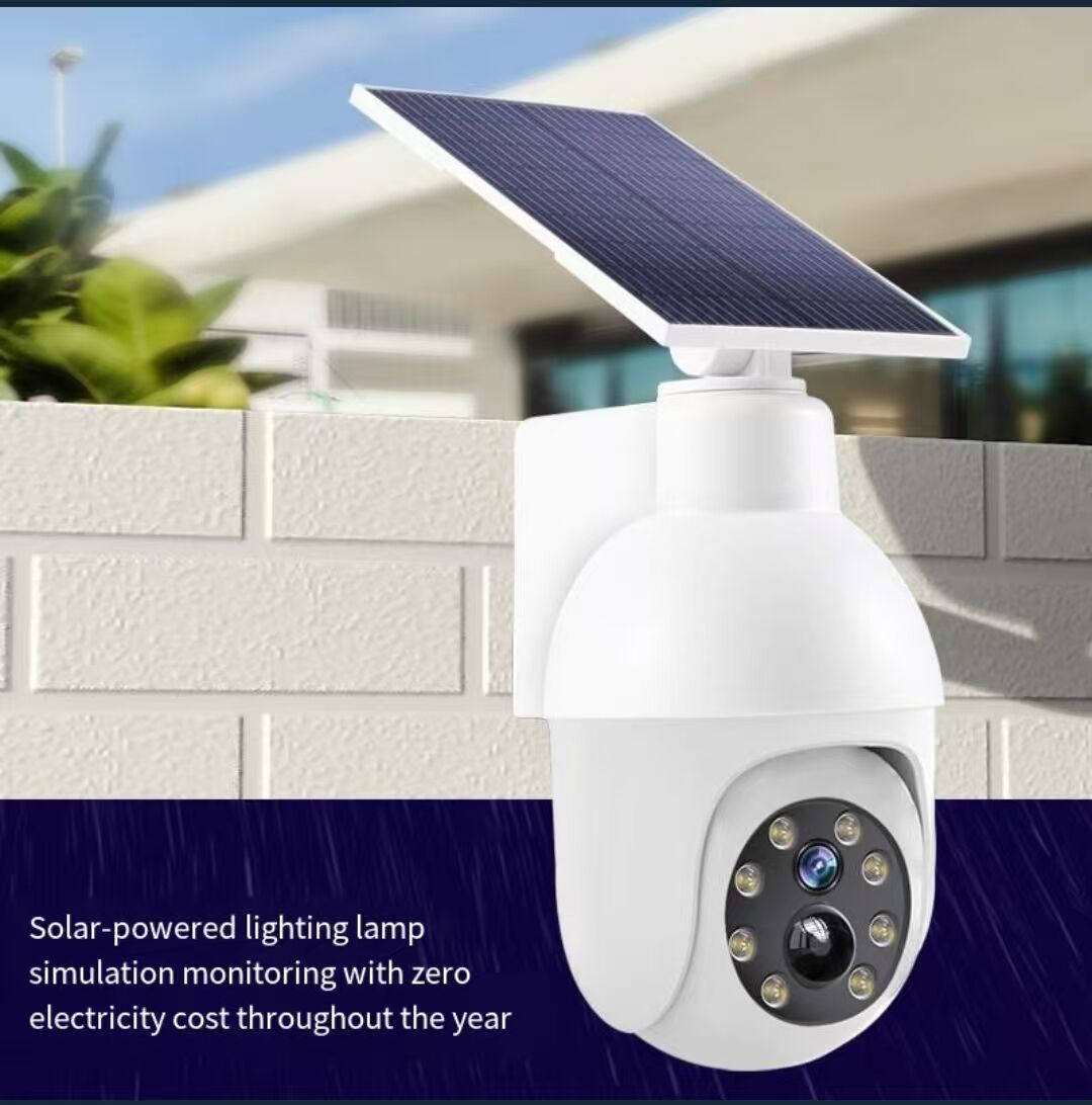 Solar sensor simulation camera light - No real monitoring function, simulated appearance design, smart sensor V1102-SYSX002