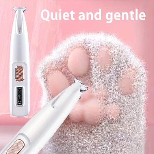 Low-Noise Pet Clipper for Dogs & Cats: Quiet Design to Reduce Stress, Rounded Blades for Gentle Grooming, V1102-TMJ001