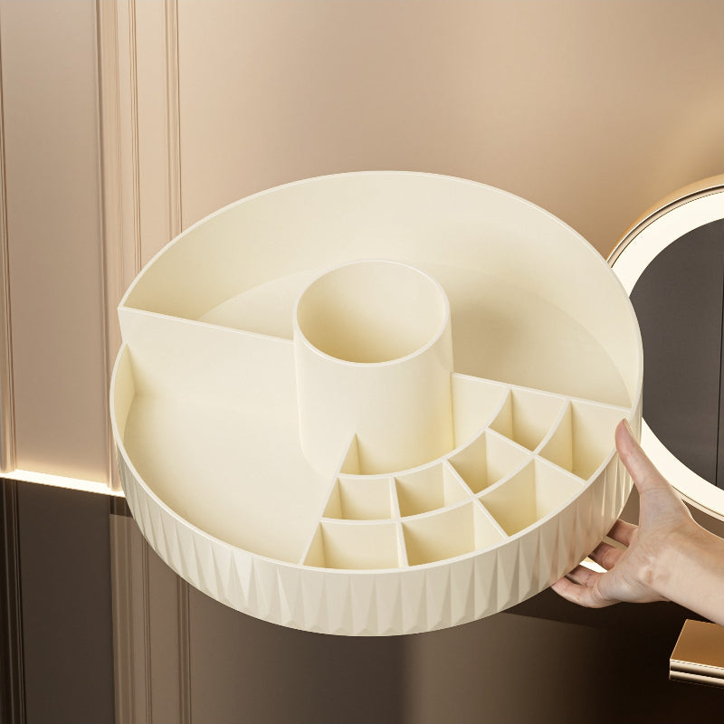 Rotatable Luxury Cosmetic Organizer Desk Large Capacity Skincare Storage Shelf Vanity Tidy Tray Cosmetic V1102-XZHZSNH009