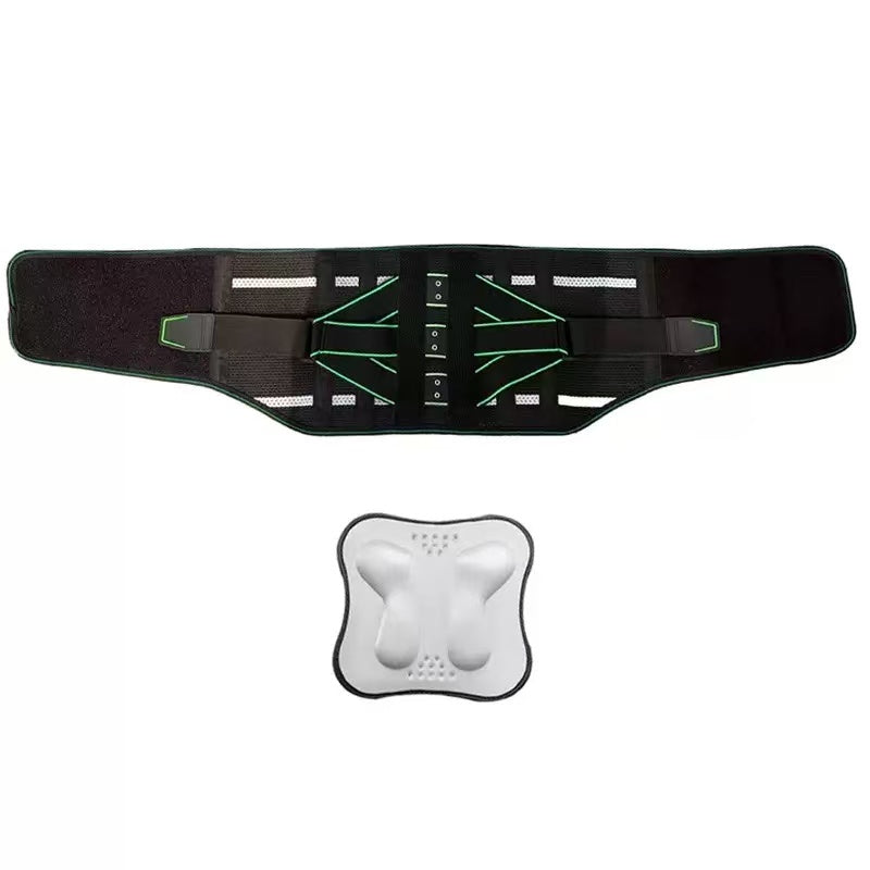 Lumbar Support Belt, featuring 8X Enhanced Lumbar Support, designed with a 3D massage pad, unisex back V1102-YBZC004