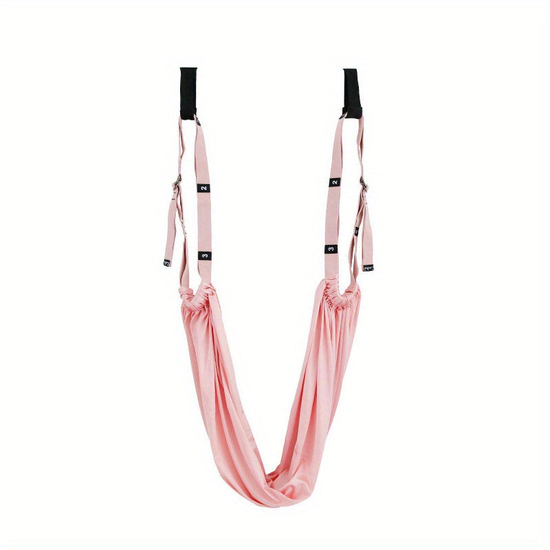 Hanging Fitness Resistance Band: 4-Step Installation, Full-Body Stretching & Strength Training at Home(PINK) V1102-YJXLS001