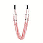 Hanging Fitness Resistance Band: 4-Step Installation, Full-Body Stretching & Strength Training at Home(PINK) V1102-YJXLS001