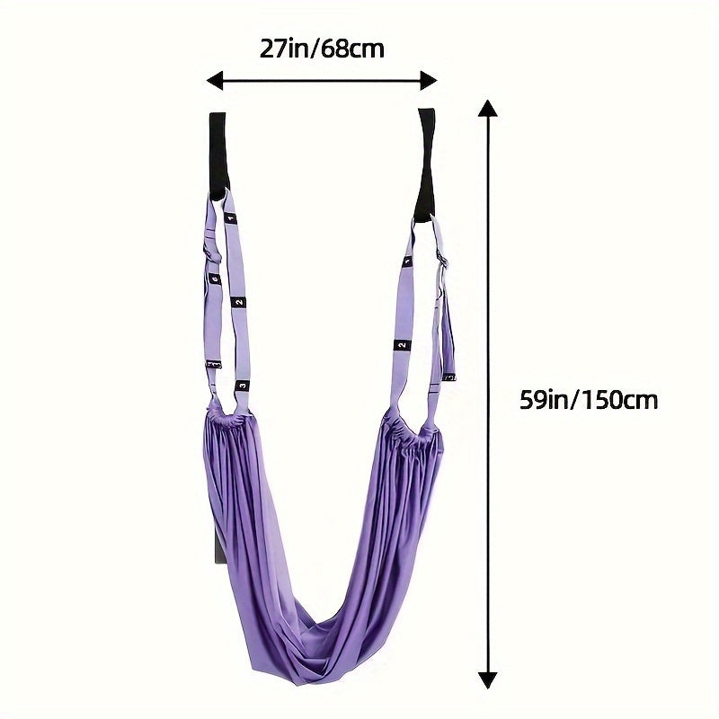 Hanging Fitness Resistance Band: 4-Step Installation, Full-Body Stretching & Strength Training at Home(BLUE) V1102-YJXLS002