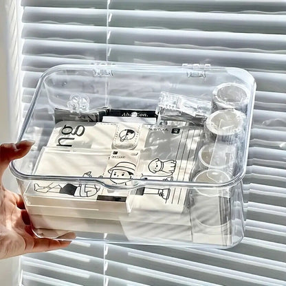 Acrylic Storage Box with Flip-Top Lid | Dustproof, Odor-Resistant, Transparent, Space-Saving, Modern Style, V1102-YKLSNH001