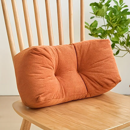 Enamel gray**Cloud-Touch Chenille Multi-Function Lumbar Pillow: Supports Long-Hour Sitting, Removable & V1102-YZ003