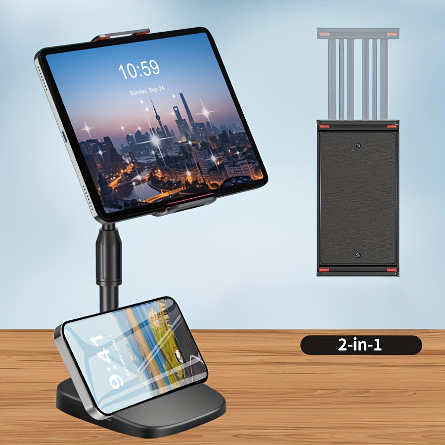 **Telescopic Rotating Live Stream Tripod: Adjustable Height, Multi-Angle Shooting, Stable and Portable** V1102-ZBSJPBZJ001