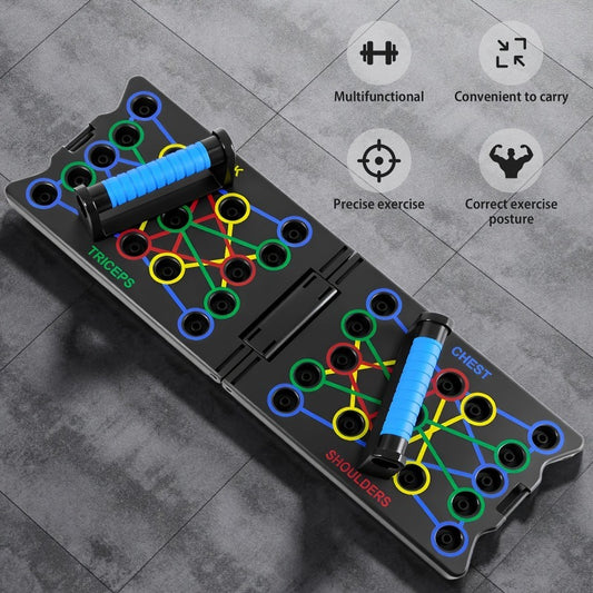 Multifunctional Folding Push-up Board, Home Fitness Push-up Stands, Versatile Home Exercise Equipment. It V1102-ZDFWCB001