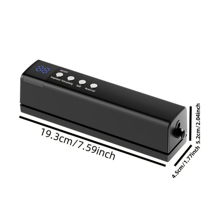 **1pc white Portable Wireless Vacuum Sealer|USB Charging Compact Design, One-Touch Sealing for Long-Lasting V1102-ZKFKJ001