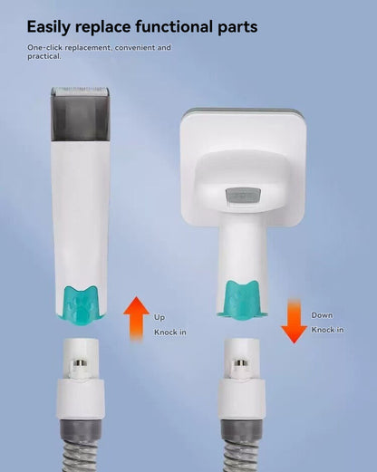 Australian Pet Hair Solution: 7-in-1 Grooming Vacuum for Clean Homes V1102-ZL-001