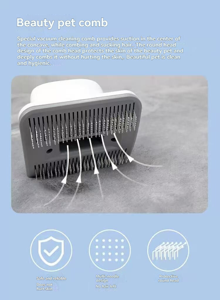 Australian Pet Hair Solution: 7-in-1 Grooming Vacuum for Clean Homes V1102-ZL-001
