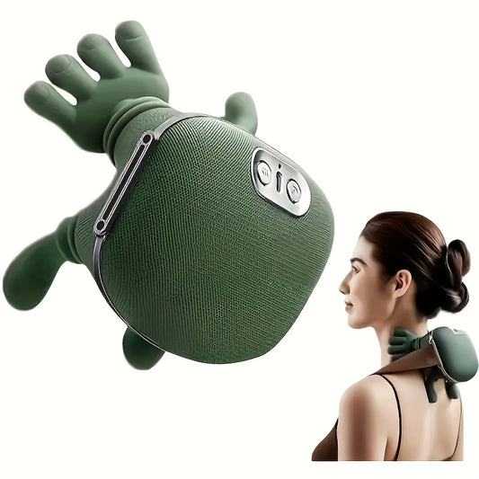 New Heating Massage Gun 1kg Lightweight Design Palm Warm Compress Multi Dimensional Massage Experience Say V1102-ZNAMY001