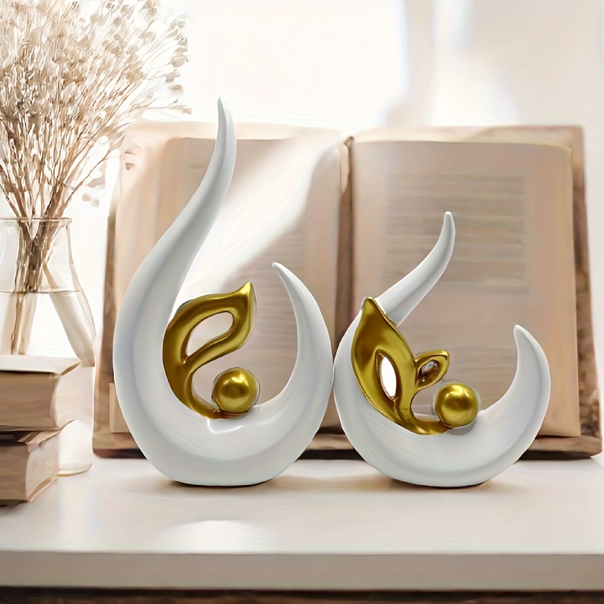 Platinum Ceramic "New Life" Sculpture: Symbolizing growth through the form of a sprouting seed, inspiring V1102-ZZJJGSBJ001