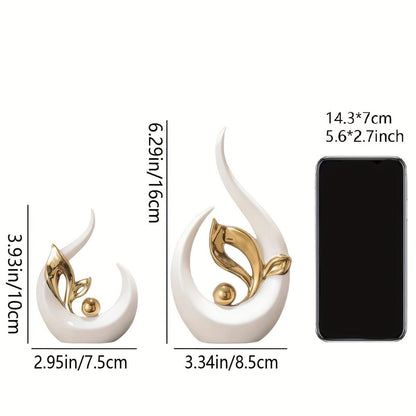 Platinum Ceramic "New Life" Sculpture: Symbolizing growth through the form of a sprouting seed, inspiring V1102-ZZJJGSBJ001