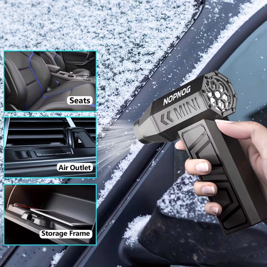 Car wireless snow blower: 130,000 RPM high-speed turbine, 4 adjustable wind speeds, Type-C charging dust V1105-YACFJ-01