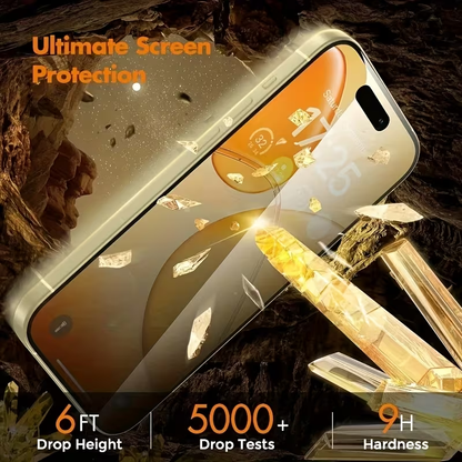 iPhone 17 - 4-pack Full-screen Privacy Steel-Clad Glass Film V1105-YAFKM-009