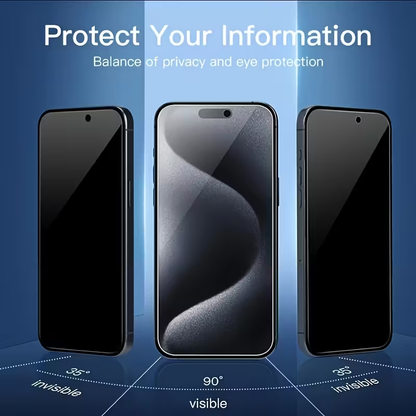iPhone 13 pro - 4-pack Full-screen Privacy Steel-Clad Glass Film V1105-YAFKM-015