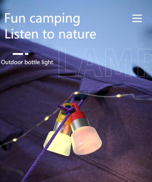 Two random color (green - yellow - white - red) outdoor camping lights, convenient for hiking, multi-scenario V1105-YALYD-001