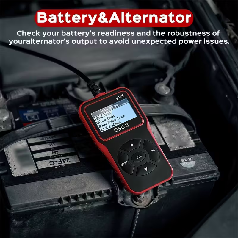 Automobile OBD2 Fault Diagnosis Instrument, engine fault code Reader, suitable for all OBD II models in V1105-YAOBD-01