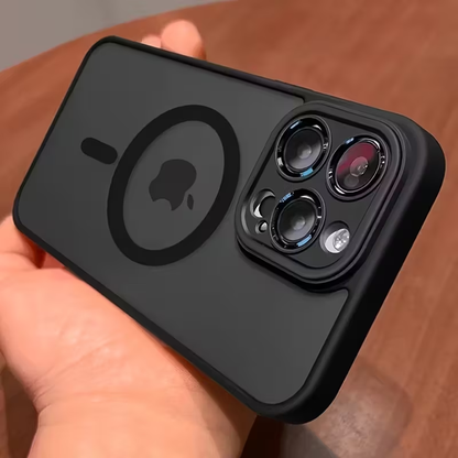 iPhone 14 Pro Max - High-end Magnetic Silicone Protective Case | Matte Semi-transparent Design | Anti-drop V1105-YASJK-006