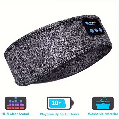 The dual-purpose wireless headphones for sleep and exercise feature a headband design that is light, thin and V1105-YASMER-02