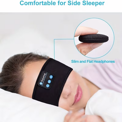 The dual-purpose wireless headphones for sleep and exercise feature a headband design that is light, thin and V1105-YASMER-02