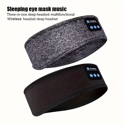 The dual-purpose wireless headphones for sleep and exercise feature a headband design that is light, thin and V1105-YASMER-02