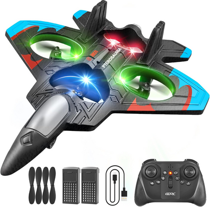 Global Hit K500Max Toy RC Drone - Hand Launch / One-Key Takeoff, 360 degrees Stunt Flips. Equipped with a V1105-YAWJ-02