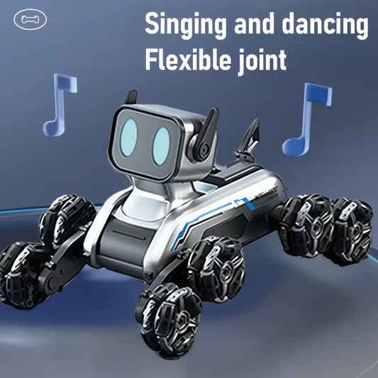 Eight-Wheeled Robotic Dog: Flexible Limbs, Adapts to Various Terrains. Indoor & Outdoor Fun Toy (No Feeding V1105-YAWJ-07